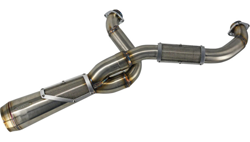 Trask TM-5132 Stainless Big Sexy 2-1 High Performance Exhaust Harley M8 Softail