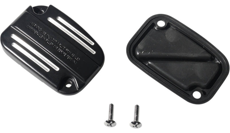 Drag Black Front Brake Master Cylinder Cover with Gasket Harley Touring FL 14-16