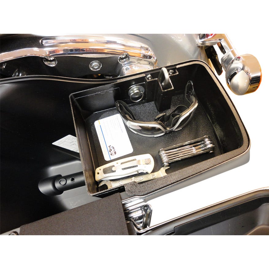 Hard Bagger Left Side Saddlebag Tray Organizer Harley FLH Hard Saddlebags 14-15 | TS114HD-L