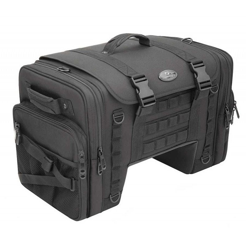 Saddlemen TS3200DE Tactical Deluxe Cruiser Tail Bag Saddlestow Harley Metric