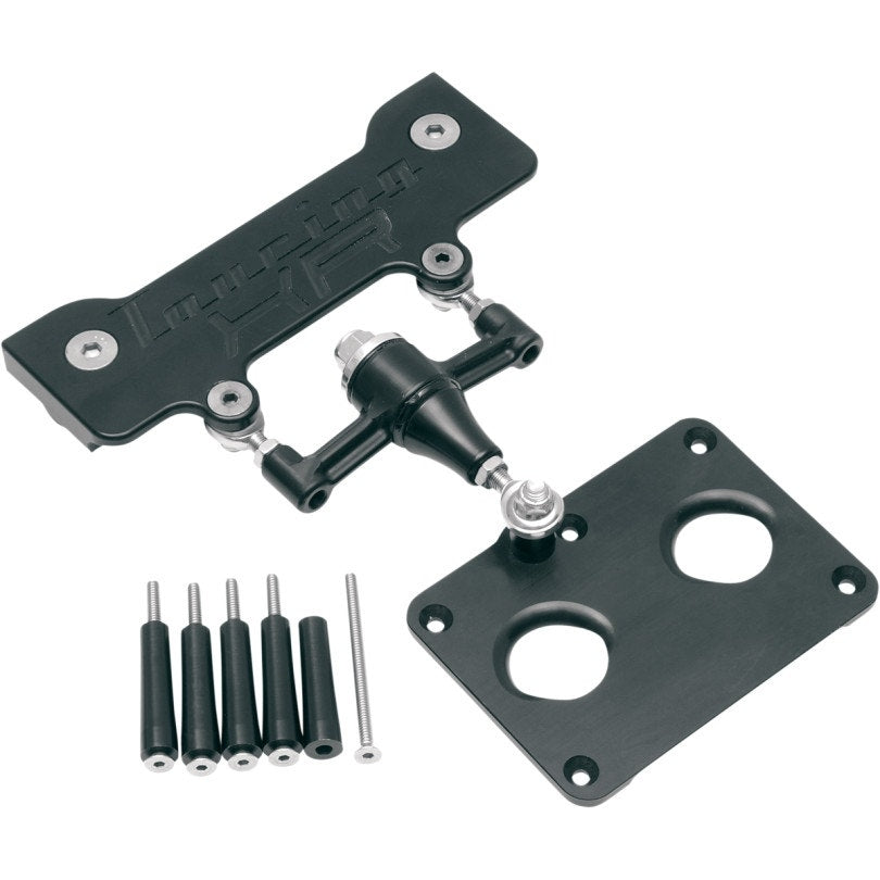 Alloy Art TXR-1 Touring Frame Brace Stabilizer Link Black 93-08 Harley Touring