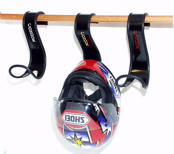 Condor Universal Style Helmet Hanger for Trailer or Wall
