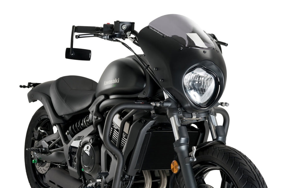 Custom Acces Dark Night Semi Fairing Dark Smoke Kawasaki Vulcan S 2015 CUP0012F