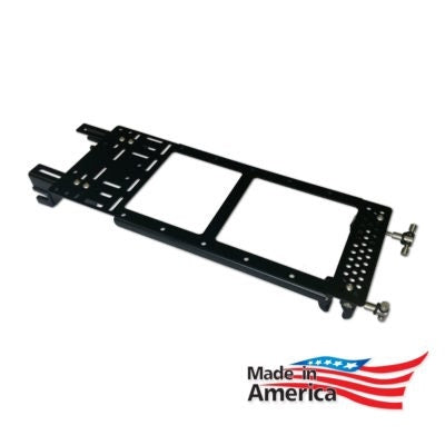 Rickrak Black Quick Attach Rack Universal Mount Harley or Metric Custom Bagger