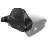 Hogworkz Chopped Tour Pack Full Backrest Chrome Hardware for Harley FLH '97-'24