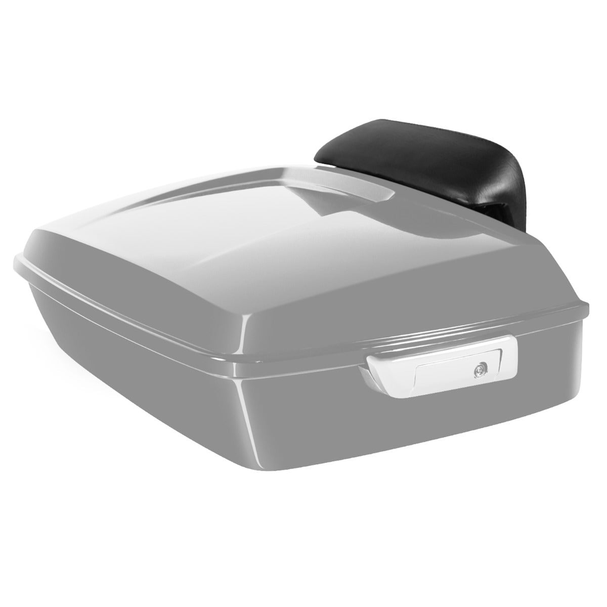 Hogworkz Unpainted Chopped Tour Pack w/ Slim Backrest & Chrome