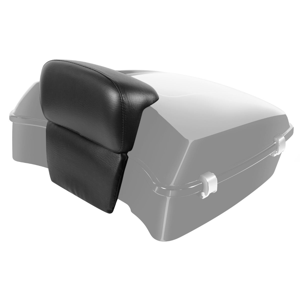 Hogworkz Unpainted Chopped Tour Pack w/ Slim Backrest & Chrome