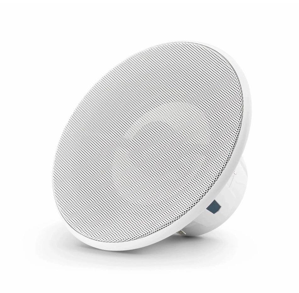 JL Audio 6.5-Inch Marine Coaxial Speaker White Trim Ring White Luxe Grille