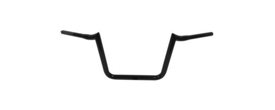 LA Choppers 1 1/4" Hefty Flat Black 11" Prime Ape Handlebars Harley FLTR 15-up