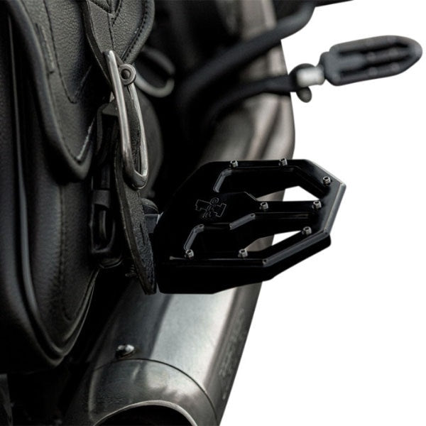 Pro One 500761B Black BMX V1 Male Billet Foot Peg Harley & Metric Clevis Mount