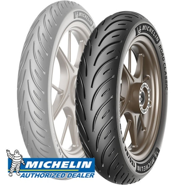 Michelin 67902 Road Classic 120/90B18 65V Rear Tire Bias BlackWall Tubeless