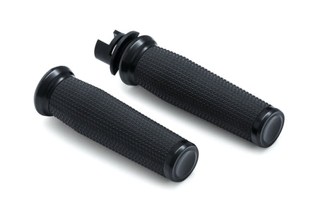 Kuryakyn 5945 Satin Black Thresher Grips 14-17 Indian Chief 0630-2371 06302371 485043