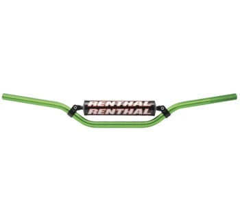 Renthal 971-08-GN-01-185 Green Bend RC 7/8" Handlebars Off Road MX