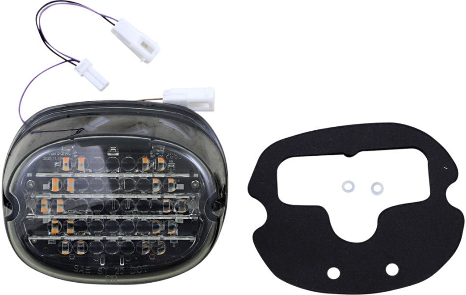 Custom Dynamics Low Profile LED Light Integrated Indicators No Window Smoke Lens