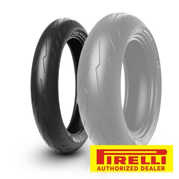 Pirelli Diablo Rosso IV 120/70ZR17 58W Front Tire Radial BlackWall 3978600