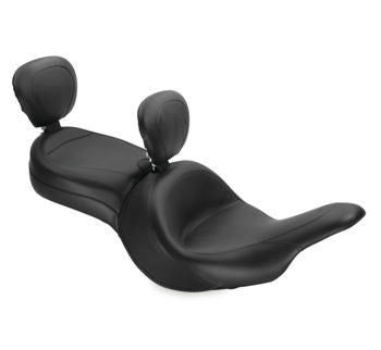 Mustang 79688 Black One Piece Wide Original Touring 11-18 Kawasaki VN1700