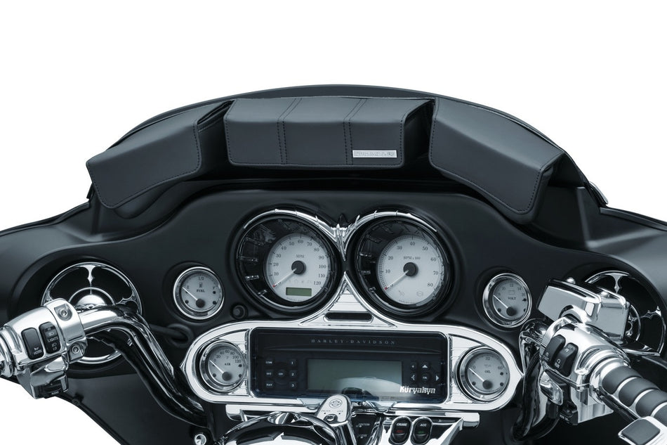 Kuryakyn 5212 Black Vinyl Fairing Bag 96-13 Harley Batwing FLH Touring & Trike