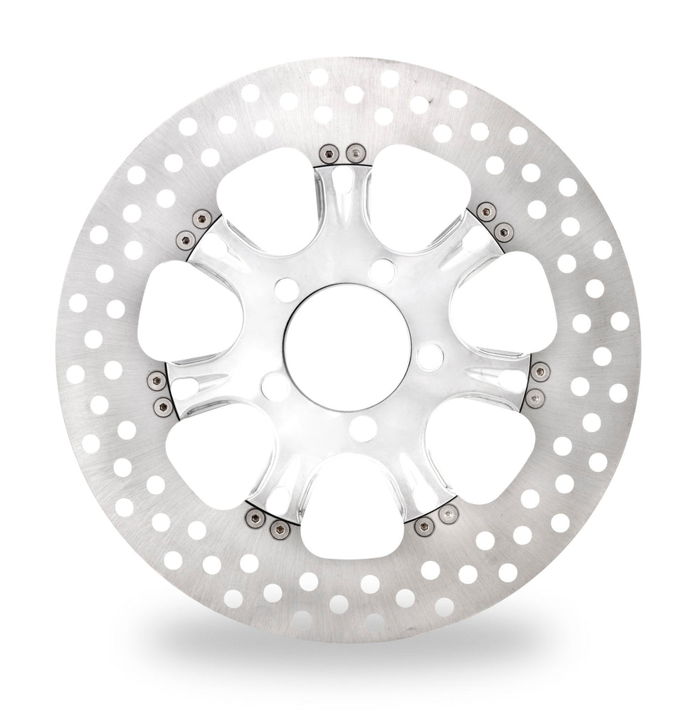 Performance Machine PM Virtue Chrome 11.8 Right Rear Brake Rotor Harley