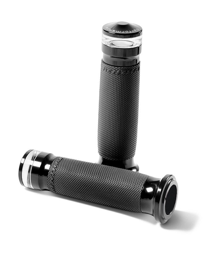Performance Machine 0063-2100M-B Contour LED Indicator Black 1" TBW Bar Grips