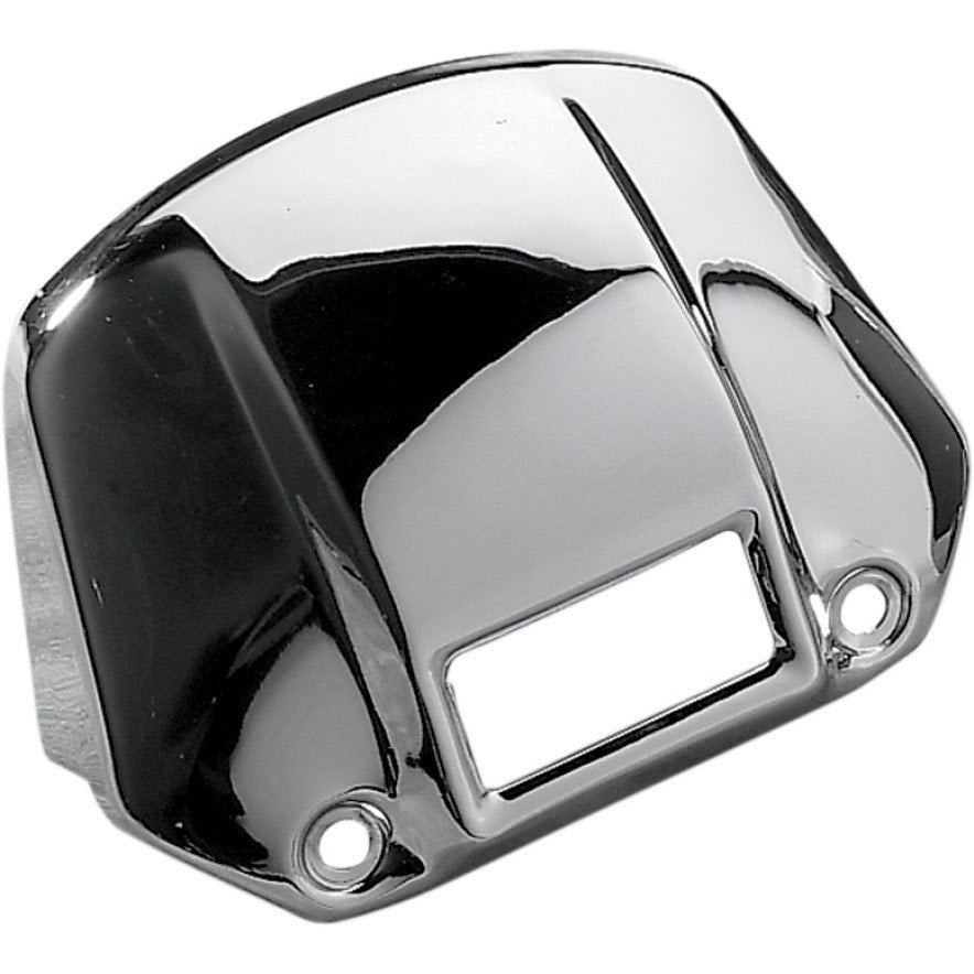 Drag Chrome Headlight Visor Cover w/ Cut-Away 75-91 XL & FX Repl. OE 67871-85
