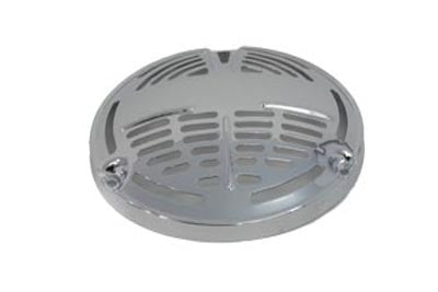 V-Twin 42-0012 Chrome Horn Grill Cover Vintage 29-58 Harley Spring Fork Models