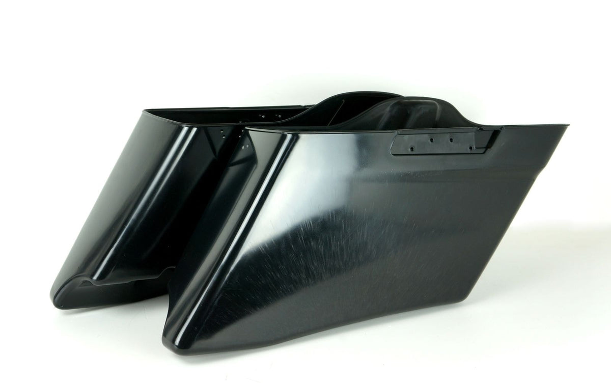 Custom Stretched CVO Style Extended Dual Saddlebags Bags Harley 14-18 FLHX FLTR
