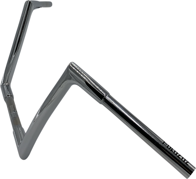 FBI Fat Baggers Chrome 1-1/4" EZ Install Flat Top 10" Handlebar Harley 86-Up