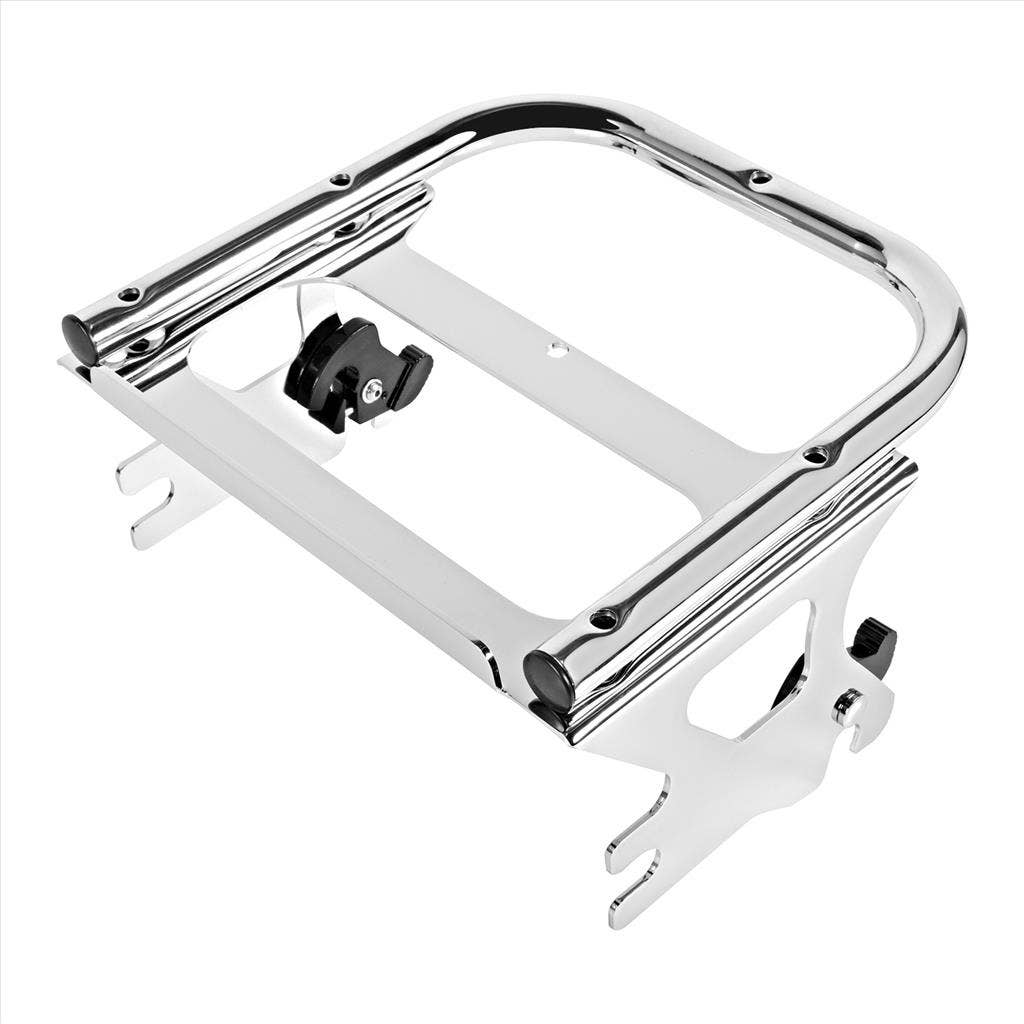 Hogworkz Chrome Two-Up Detachable Tour Pak Mount for Harley