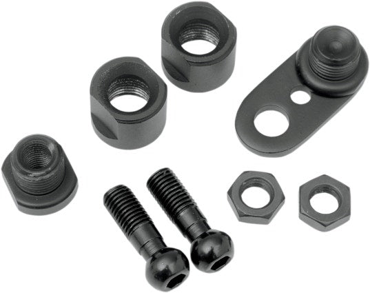 Drag 2020-0416 Black Turn Signal Swivel Kit Repl. 68185-00 Harley 00-18