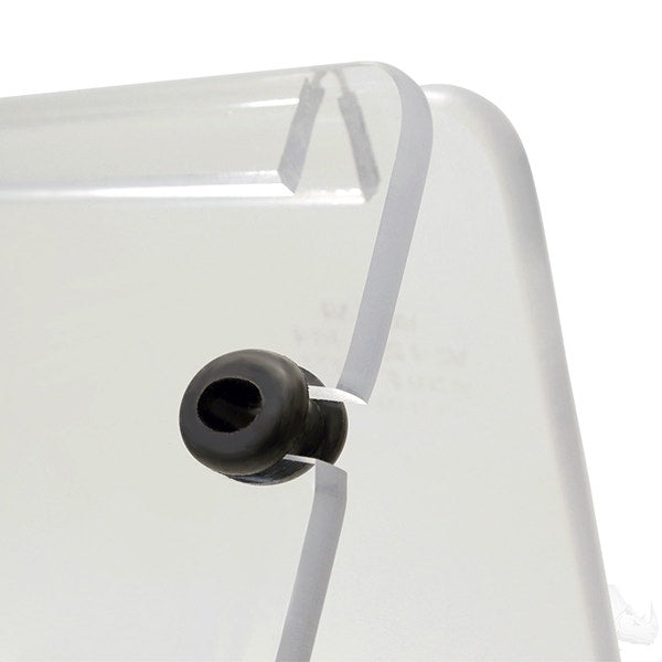 AS4 Golf Cart Express Cowl Windshield Clear 2 Piece for E-Z-Go Express Ez-Go