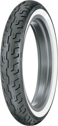 Dunlop Harley-Davidson D401 100/90-19 Bias Front Tire WWW Wide White Wall