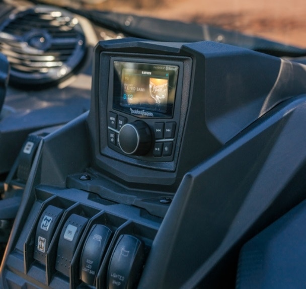 Rockford Fosgate X317-STAGE1 PMX-2 Stereo Media System 17-19 Can-Am Maverick X3