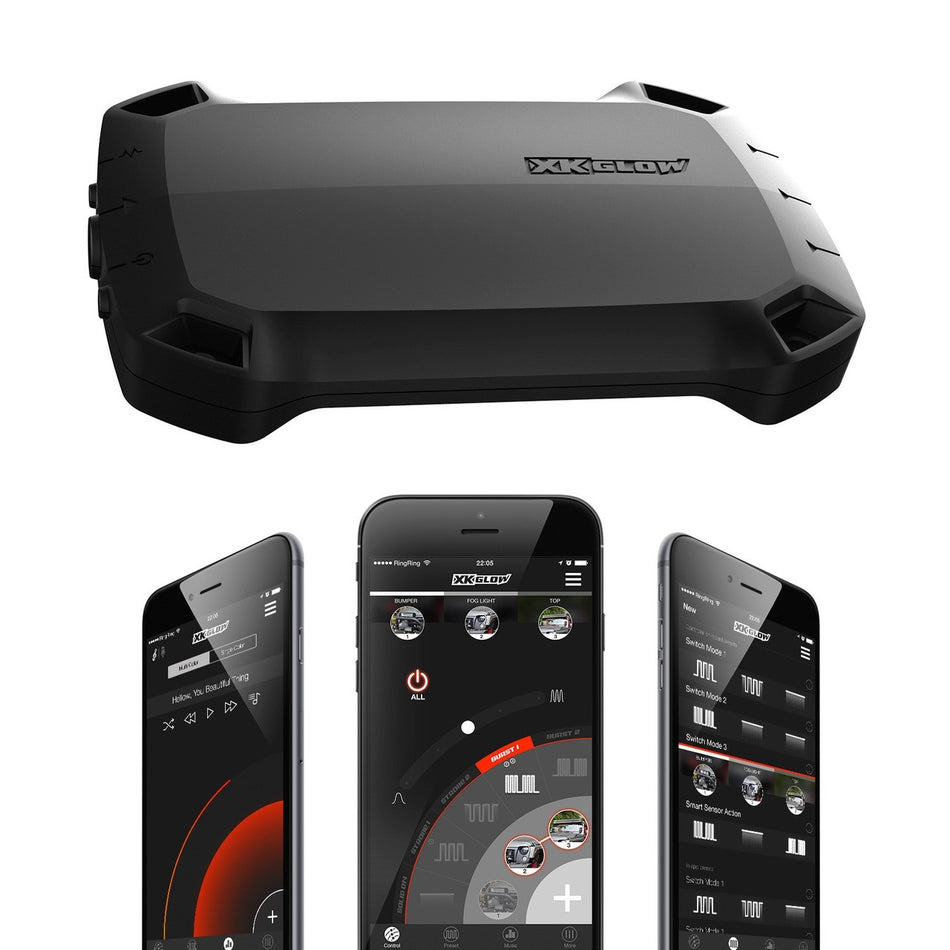 XK Glow High Power Led Light Bar Controller XkTitan Smartphone App Controlled