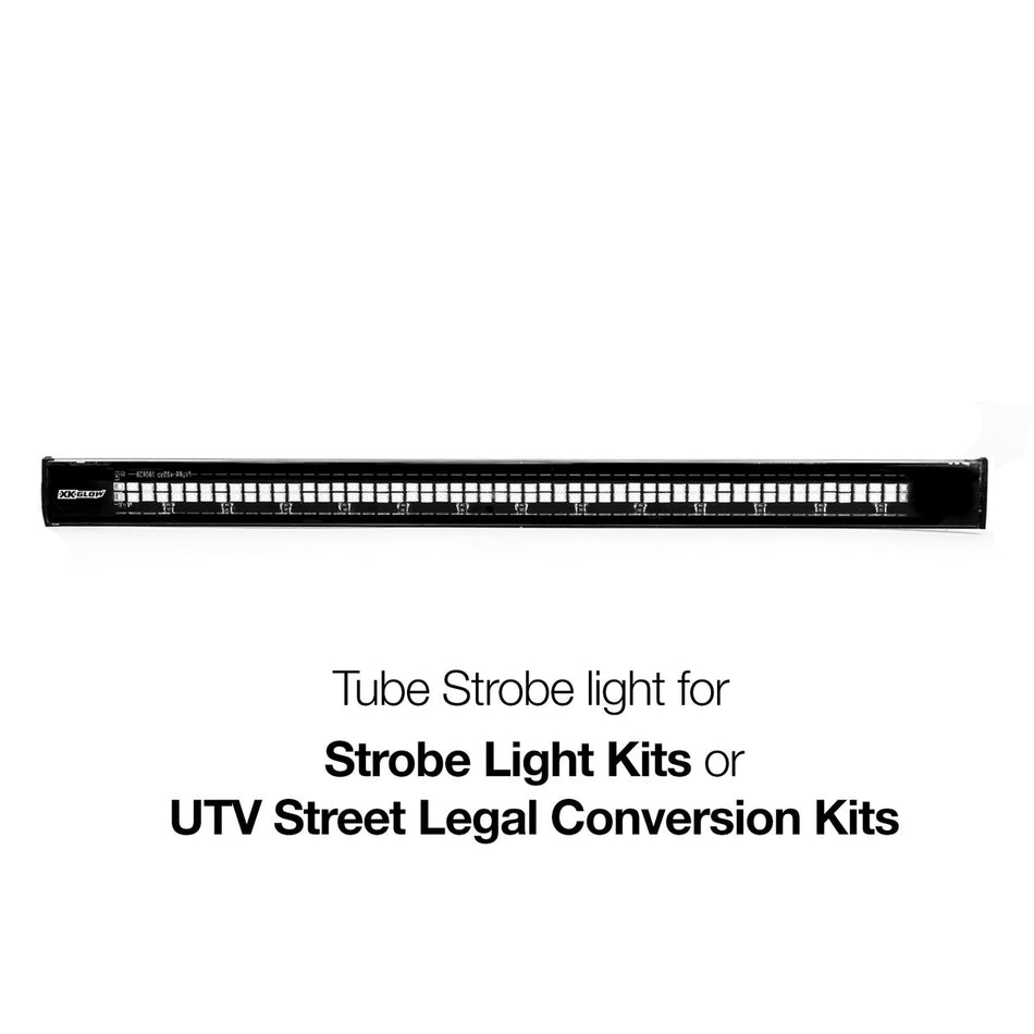 XK Glow 12" Plug-And-Play Emergency Strobe Light Series White 1 piece XK052002-T-W