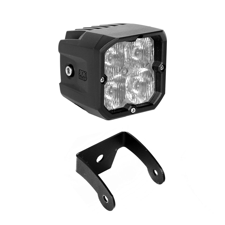 XK Glow C3 Cube LED Driving Lights with RGB Accent Lighting