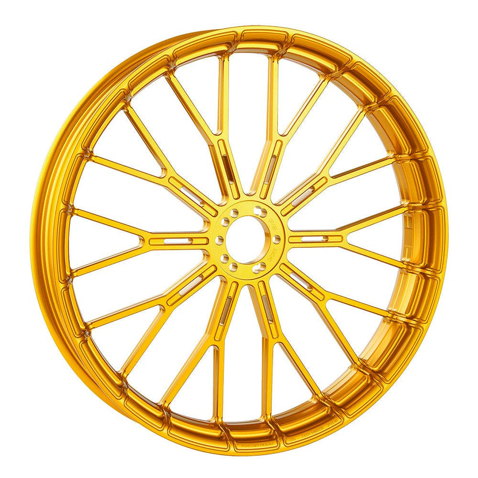 Arlen Ness Gold 19" x 3.25" Y-Spoke Rim Front Wheel Machined Motorcycle 71-557