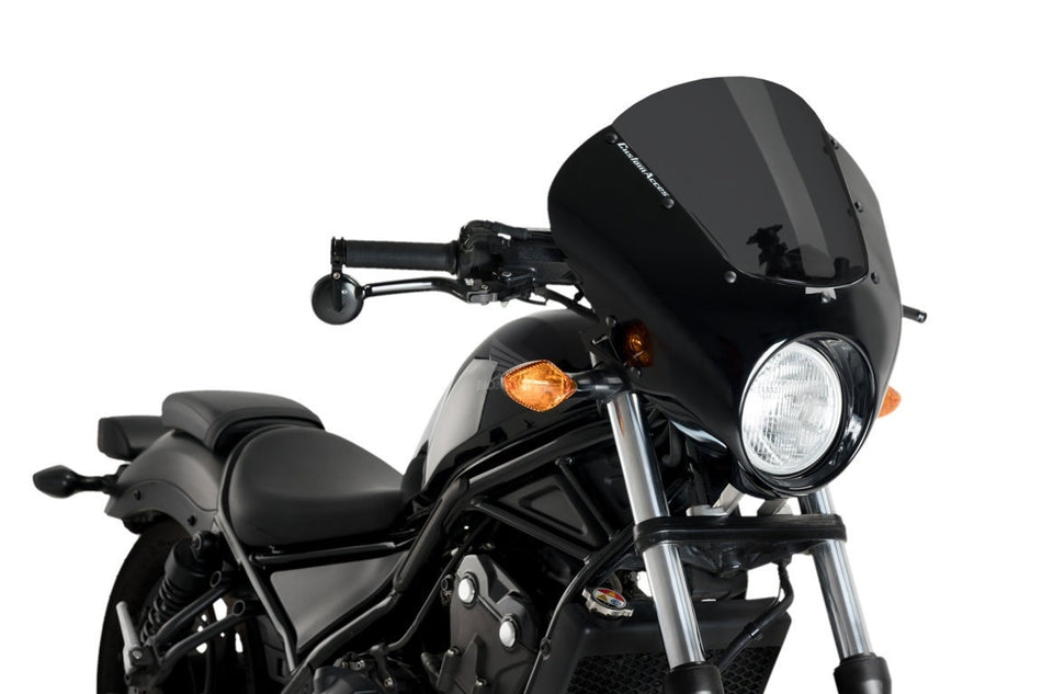 Custom Acces Dark Night Semi Fairing Dark Smoke Honda Rebel CMX 300 500 17-Up