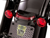 Ciro Chrome Crown Taillight Lightstrike Tech Harley Touring 14-Up