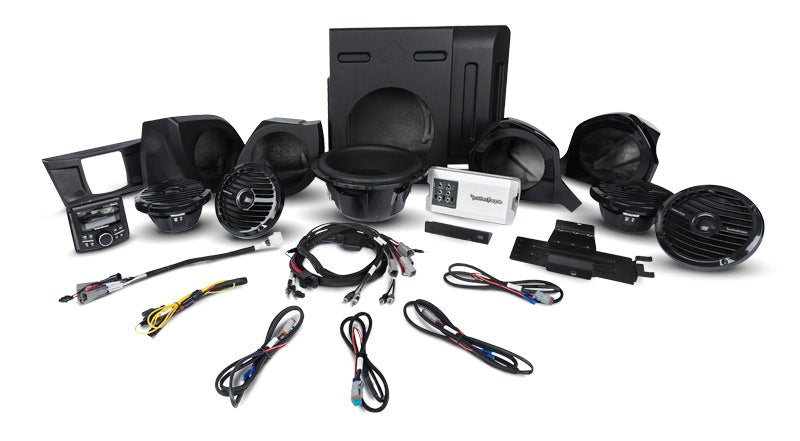 Rockford Fosgate YXZ-STAGE5 400 Watt Amplified Stereo Front Upper Speaker Subwoofer