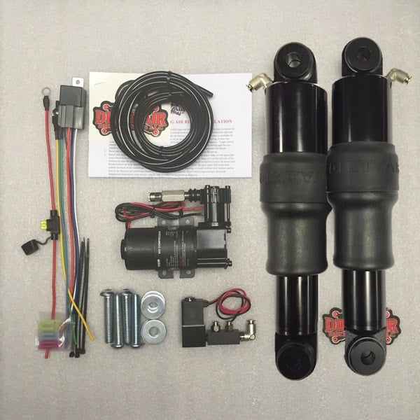 Dirty Air V-Rod Night Rod Rear Air Suspension System 01-18 Harley V-Rod