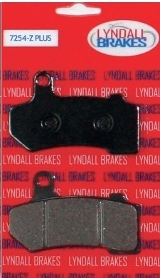 Lyndall Racing 7254-Z PLUS Brake Pads 3 Pair Sets Harley FL Repl. 41854-08