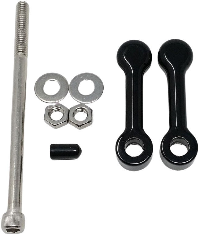 DK Custom Black 2" Billet Tank Lift Kit DK-SPT-TLK-2 Harley Sportster XL 04-Up