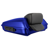 Hogworkz Razor Tour Pack Slim Backrest Black Hardware for Harley® FLH '97-'25