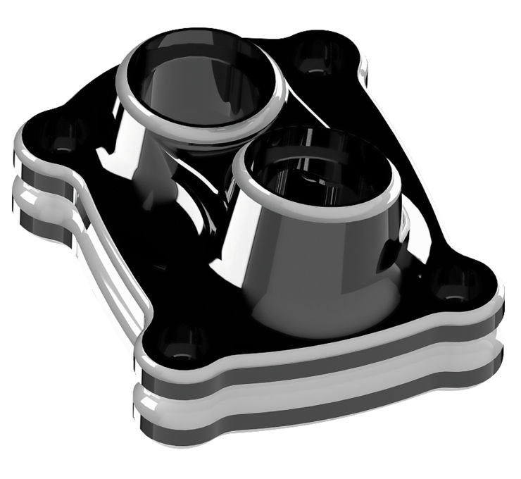 Arlen Ness 12-583 10-Gauge Black Tappet Block Covers 17-18 Harley FLH/T M8